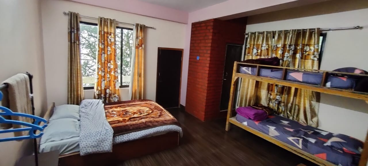 Bedroom for Four at The Local Tribe Homestay in Sonada